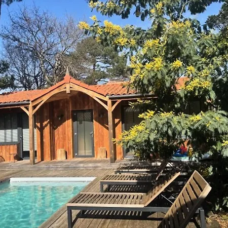 Residence 03280-Lacanau - Proche Du Lac Magnifique Cottage Avec Piscine Privee Pour 7 Personnes Mae-0491 Lacanau
