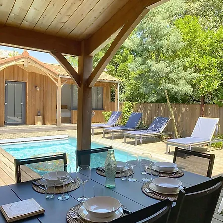 03280-lacanau - Magnifique Proche Du Avec Piscine Chauffee -jusqu'a 7 Personnes Mae-0491 *